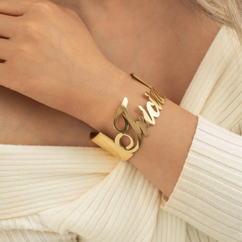 Custom Name Bracelet – Personalized Gift for Her