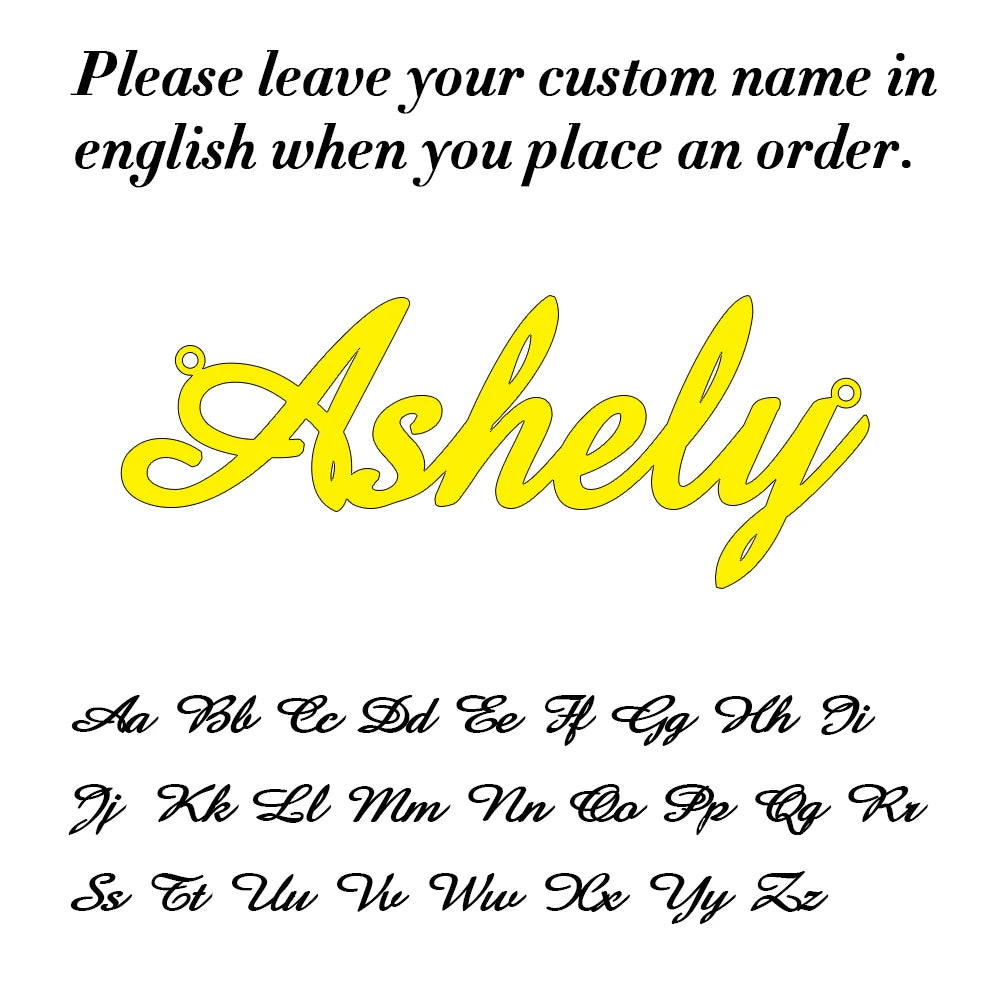 Custom Name Necklace – Personalized Gift for Her