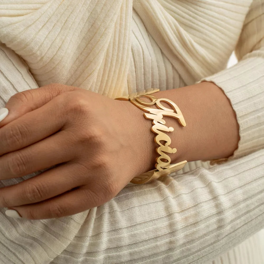 Custom Name Bracelet – Personalized Gift for Her