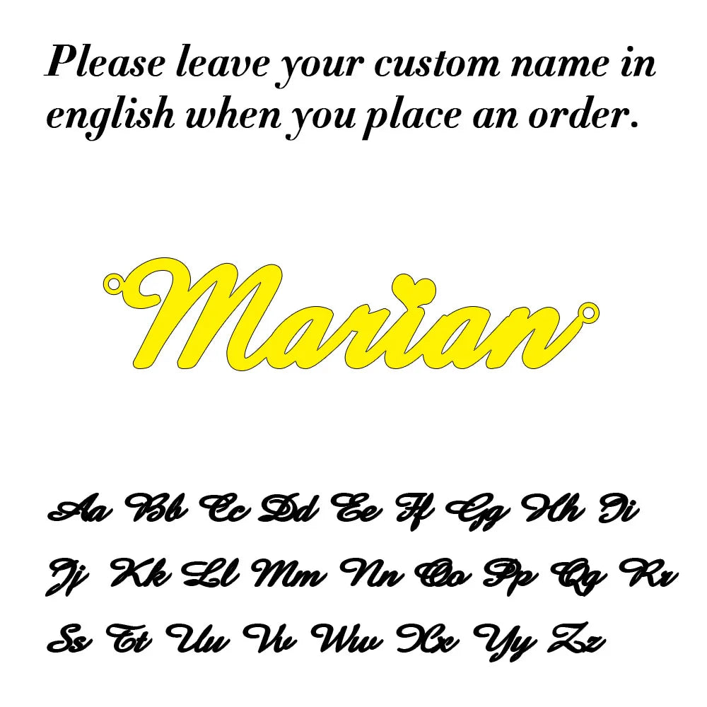 Custom Name Necklace – Personalized Gift for Her