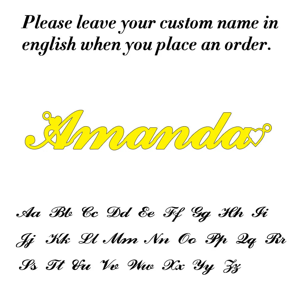 Custom Name Necklace – Personalized Gift for Her