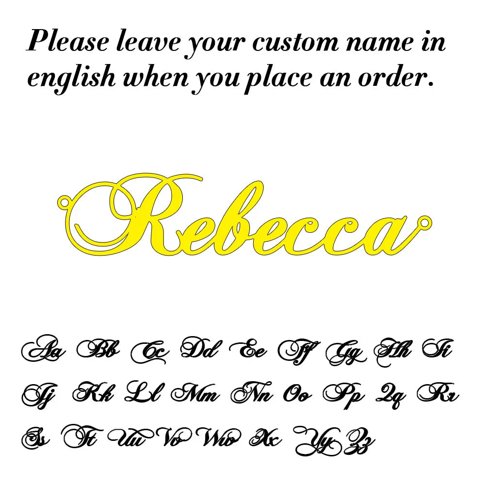 Custom Name Necklace – Personalized Gift for Her